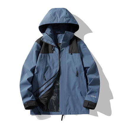 Wasserdichte und winddichte winddichte Outdoor-Jacke - Ideal für den Herbst