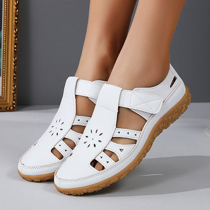 Damen Hohl-Out Beach Sandalen mit Klettverschluss | Ideal für den Sommer