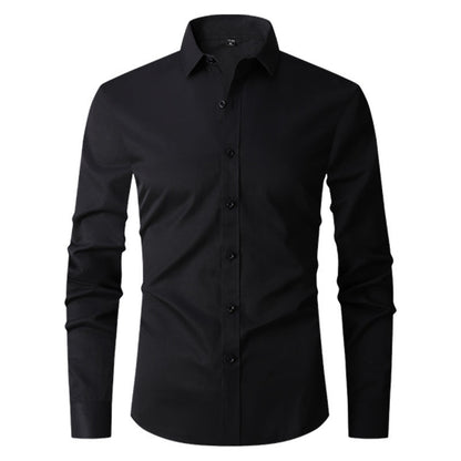 Herren Slim Fit Langarmhemd – Ideal für Frühling und Herbst