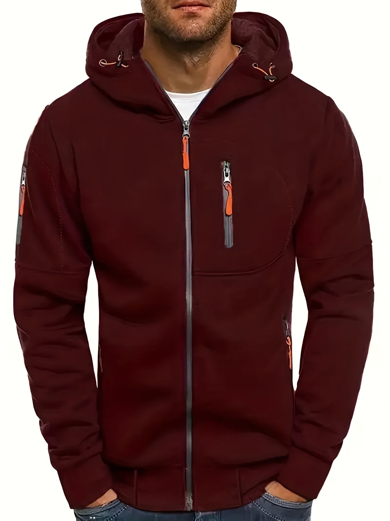 Kapuzen-Jacke mit Reißverschluss – Ideal für Herbst