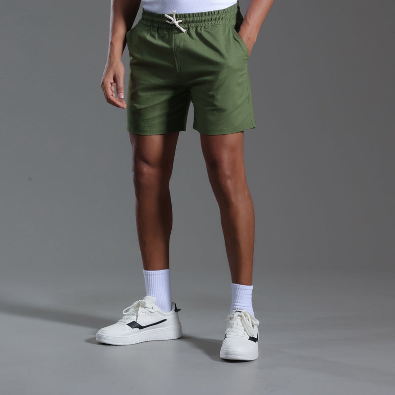 Herren Leinen-Baumwoll-Shorts mit lockerem Schnitt | Ideal für Frühling und Sommer