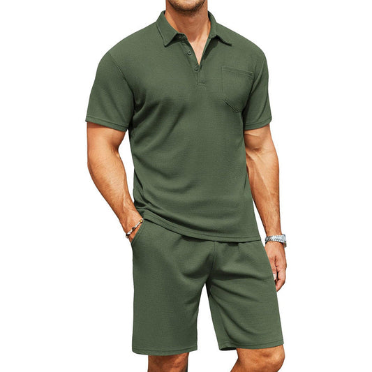 Herren Slim-Fit Polohemd mit Reverskragen – Ideal für den Sommer