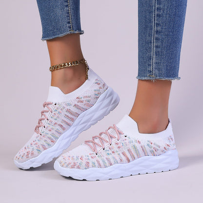 Mesh-Schnür-Ballerinas | Ideal für Sommer, Frühling und Herbst
