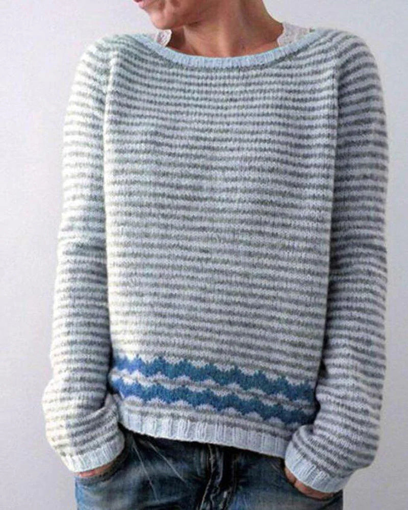 Retro Strickpullover für Damen | Ideal für Herbst & Winter