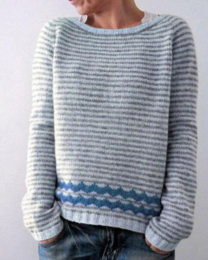 Retro Strickpullover für Damen | Ideal für Herbst & Winter