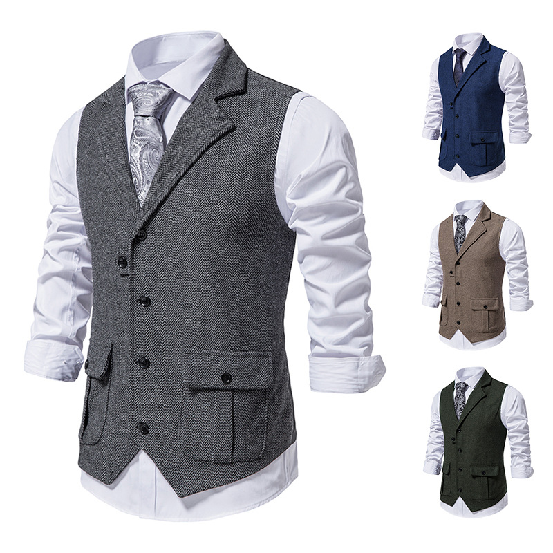 Jovanno - Elegante Herrenweste mit Seitentaschen