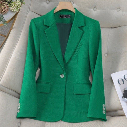 Damen Taillierter Blazer mit langen Ärmeln und Taschen | Ideal für Herbst und Winter