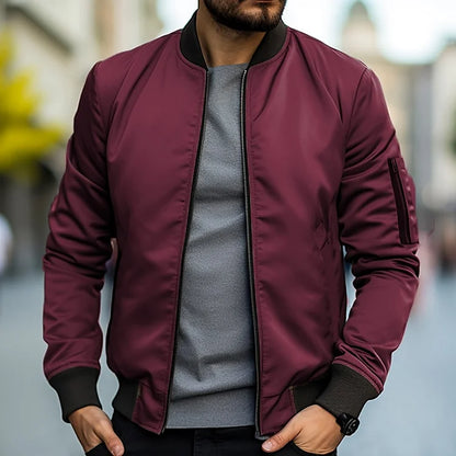 Bomberjacke für Herren mit hochwertigem Material – ideal für Herbst und Frühling