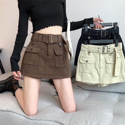 Damen-Cropped-Jeans mit hohem Bund, strukturierter Passform und nicht elastischem Material