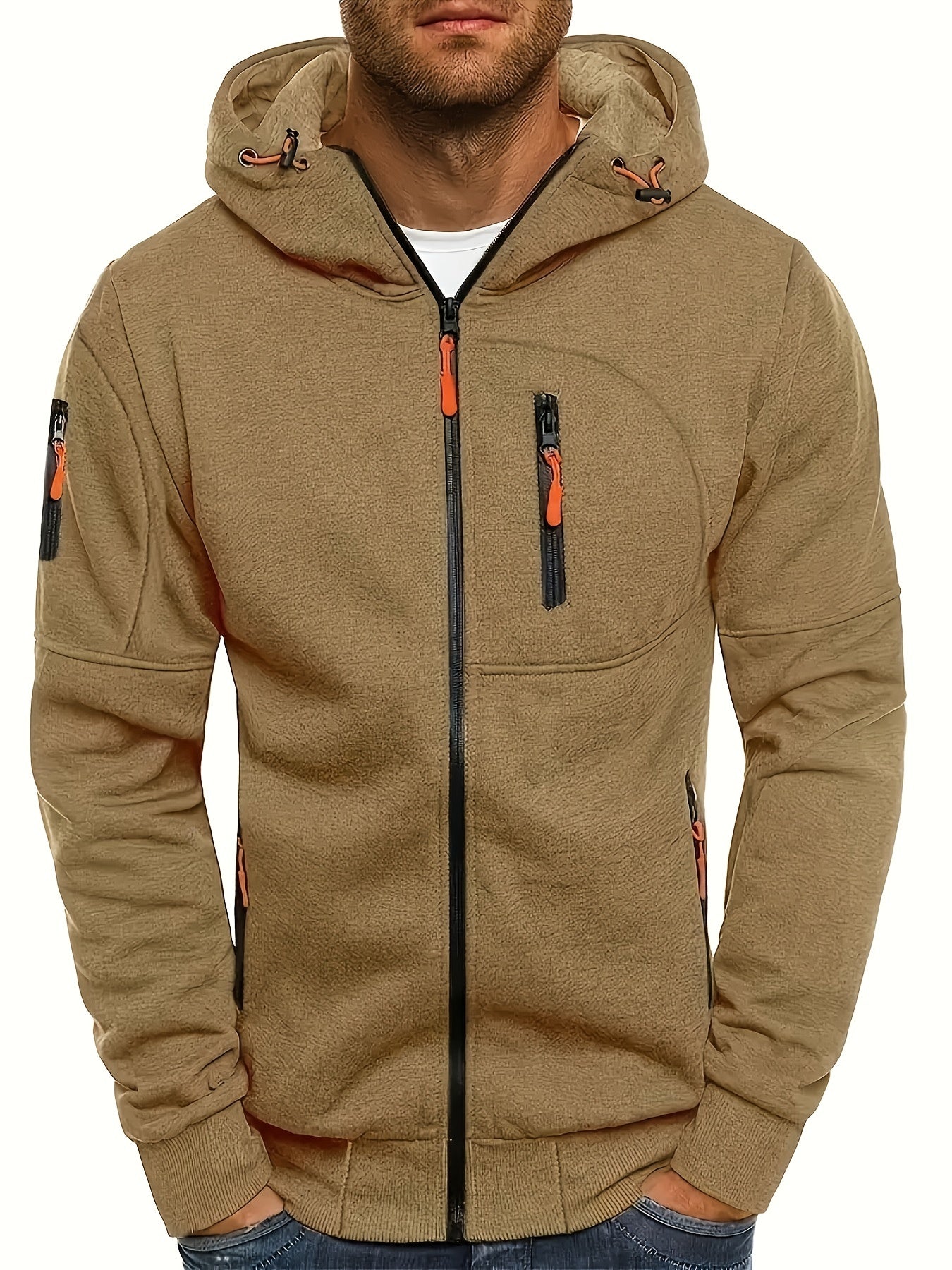 Kapuzen-Jacke mit Reißverschluss – Ideal für Herbst