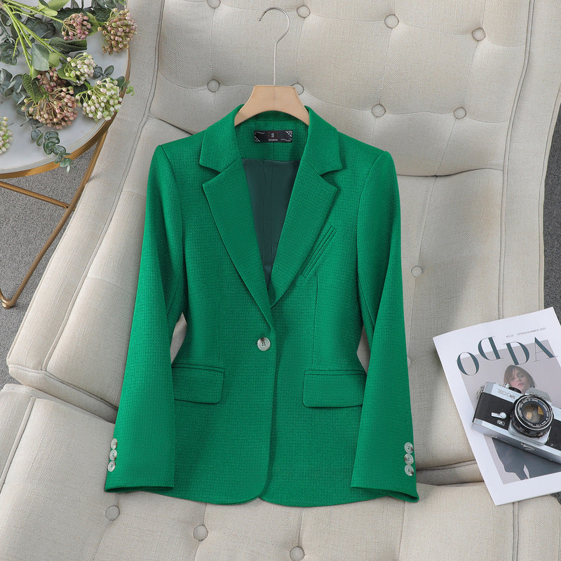 Damen Taillierter Blazer mit langen Ärmeln und Taschen | Ideal für Herbst und Winter