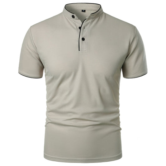 Herren Slim Fit Kurzarm-Shirt Einfarbig – Perfekt für den Sommer