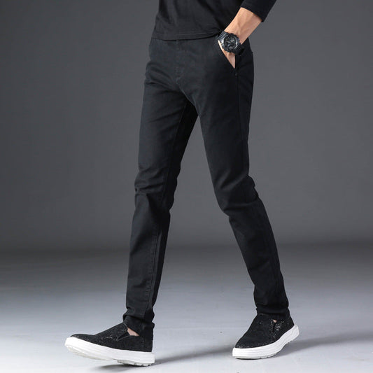 Herren Slim Fit Gerade Hosen – Ideal für den Herbst