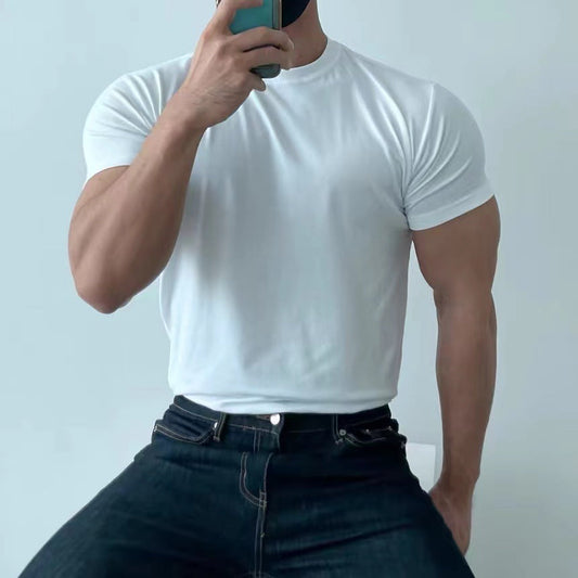 Herren Slim Fit Schnell Trocknendes Kurzarm-T-Shirt – Ideal für den Sommer