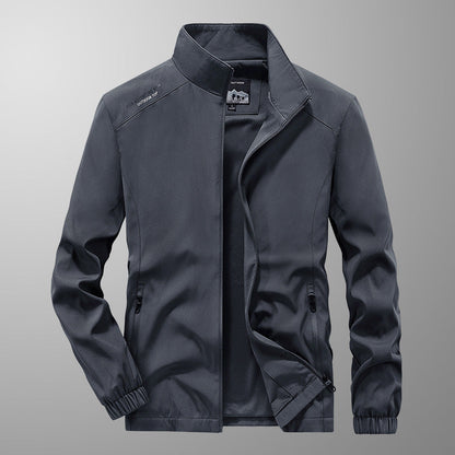 Herren-Locker-Sitzende Baumwollmischung Jacke | Ideal für Frühling & Herbst