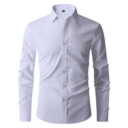 Herren Slim Fit Langarmhemd – Ideal für Frühling und Herbst