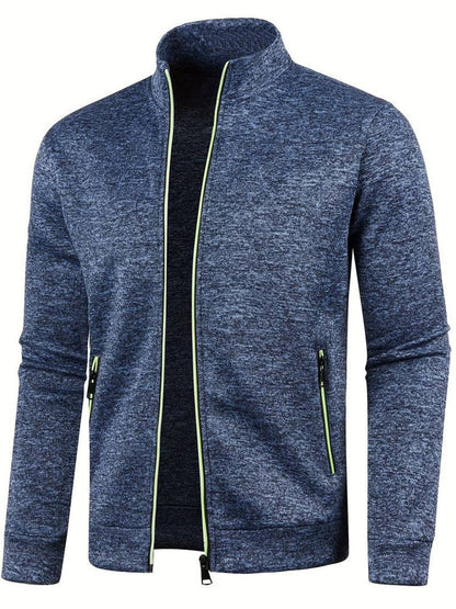 Leichte Herrenjacke mit Reißverschluss und Taschen | Ideal für alle Jahreszeiten