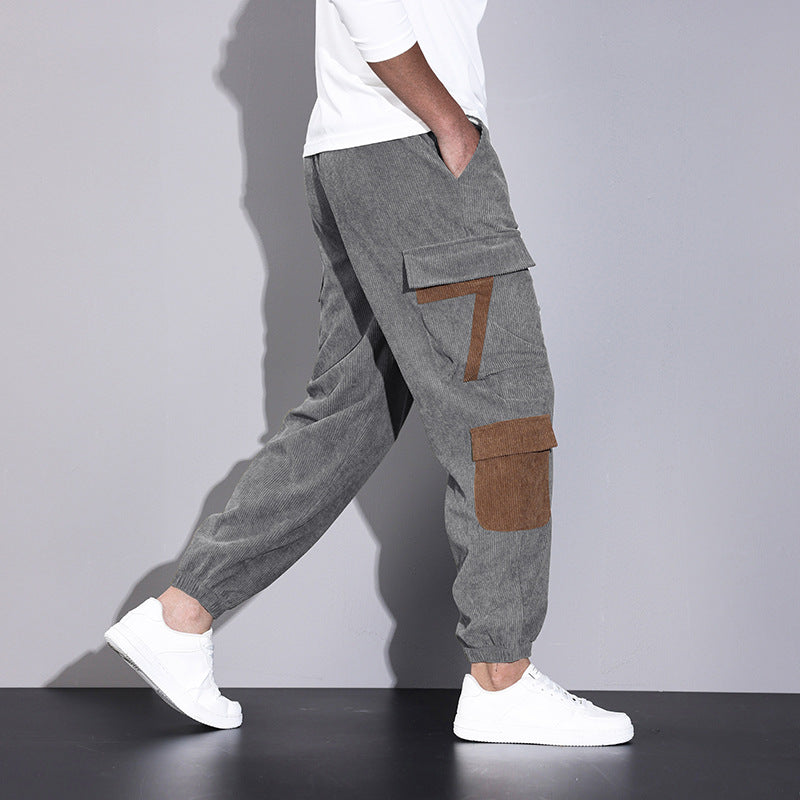 Cord-Ankle-Tied-Latzhose – Perfekt für den Herbst