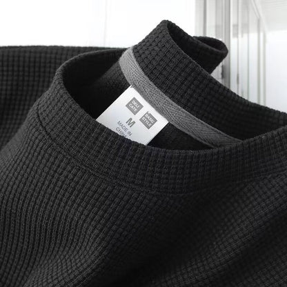Waffelstrick-Halbarm-Pullover – Ideal für den Sommer