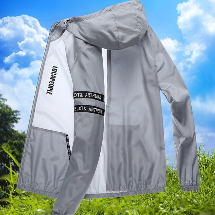 Ultraleichte Atmungsaktive UV-Schutzjacke für Herren  –  Ideal für den Sommer