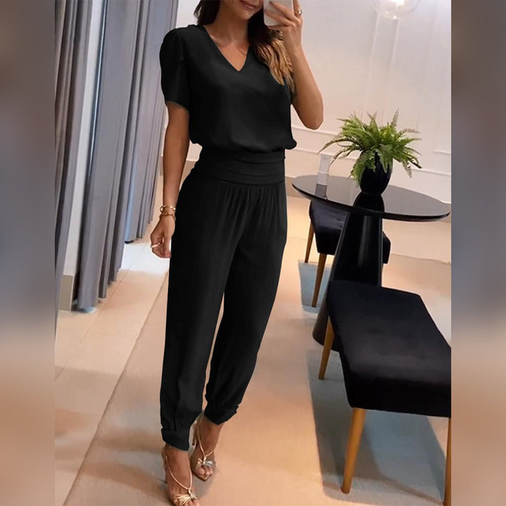 Bedruckter Chic-Overall mit lockerer Passform I ideal für Frühling/Sommer