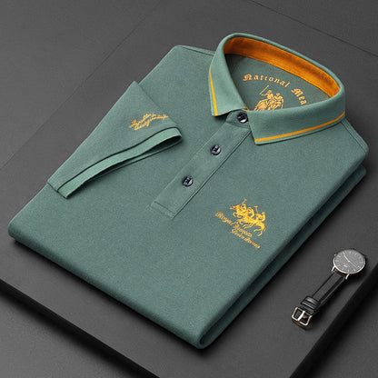 Herren-Kurzarm-Poloshirt mit atmungsaktivem Stoff | Ideal für den Sommer