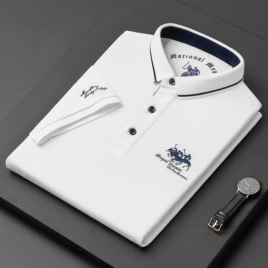 Herren-Kurzarm-Poloshirt mit atmungsaktivem Stoff | Ideal für den Sommer