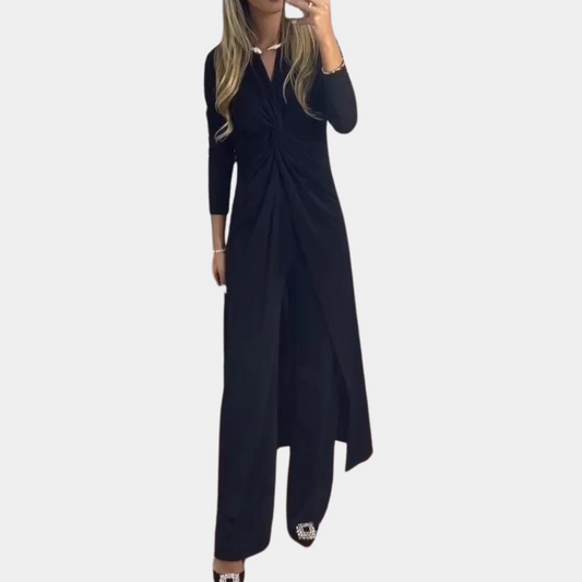 Zweiteiliges Damen Set mit Top & Hose | Ideal für Frühling und Sommer