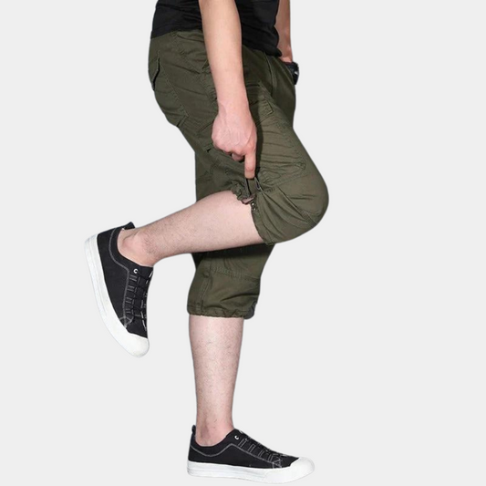 Herren Cargo Hose mit Elastischem Bund –  Ideal für Frühling & Herbst