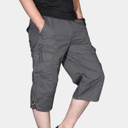 Herren Cargo Hose mit Elastischem Bund –  Ideal für Frühling & Herbst