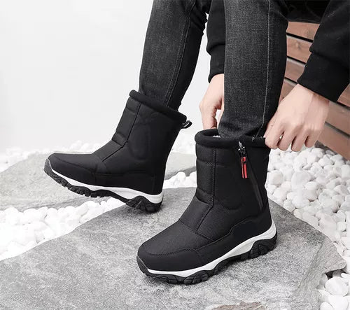 Wasserdichte Schneestiefel für Herren, gefütterte Winterstiefel - Ideal für: Winter