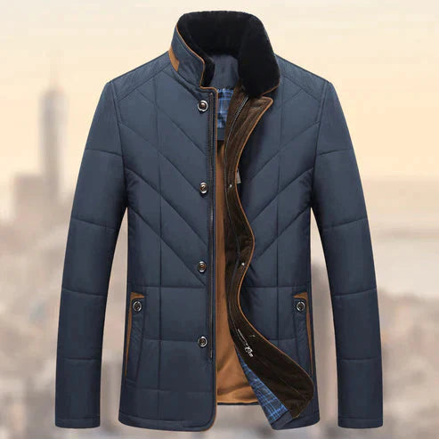 Herren Winterjacke mit Kapuze – Isoliert, Wasserabweisend, Winddicht – Ideal für den Winter