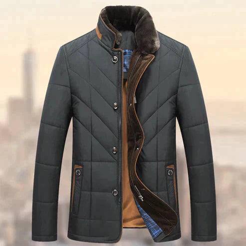 Herren Winterjacke mit Kapuze – Isoliert, Wasserabweisend, Winddicht – Ideal für den Winter