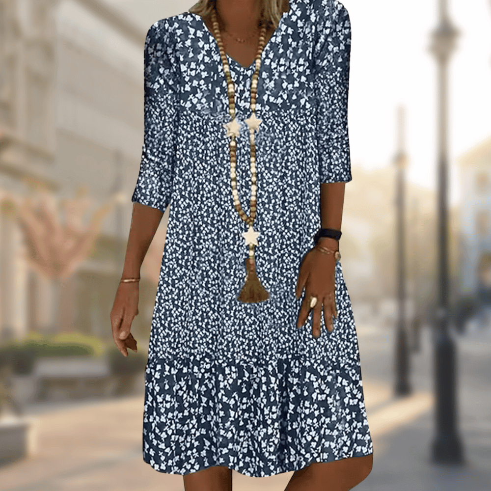 Elegantes Midikleid mit schmeichelhafter Passform | Ideal für Frühling und Herbst