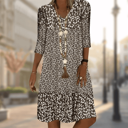 Elegantes Midikleid mit schmeichelhafter Passform | Ideal für Frühling und Herbst