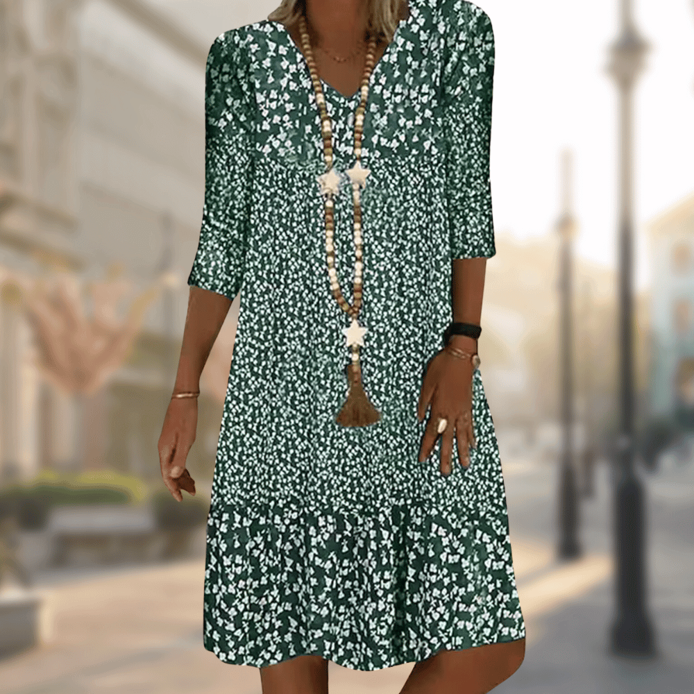 Elegantes Midikleid mit schmeichelhafter Passform | Ideal für Frühling und Herbst
