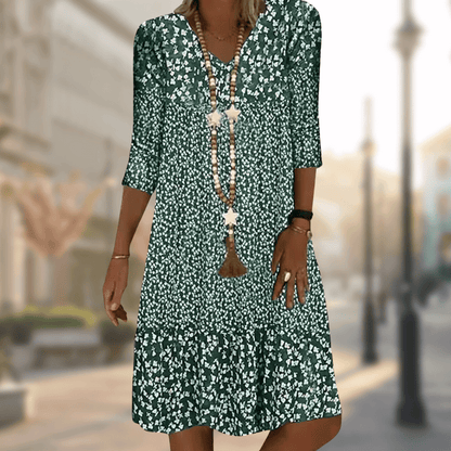 Elegantes Midikleid mit schmeichelhafter Passform | Ideal für Frühling und Herbst