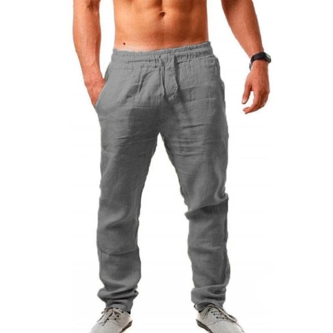 Herren Leichte Leinenhose I Ideal für Frühling und Sommer