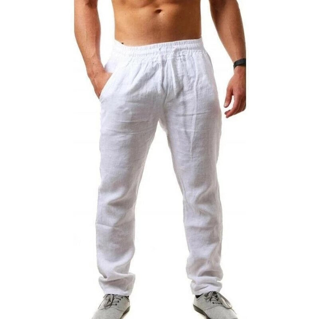 Herren Leichte Leinenhose I Ideal für Frühling und Sommer