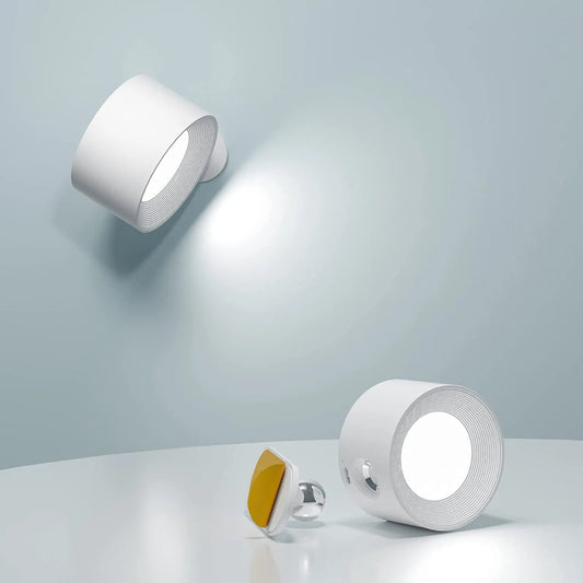 Magnetische kabellose Wandleuchte mit 360° Beleuchtung
