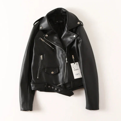 Vintage Motorradjacke für Damen | Ideal für Herbst und Frühling