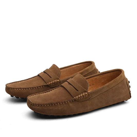 Herren Slip-On Loafer mit weichem Futter und runder Zehenform