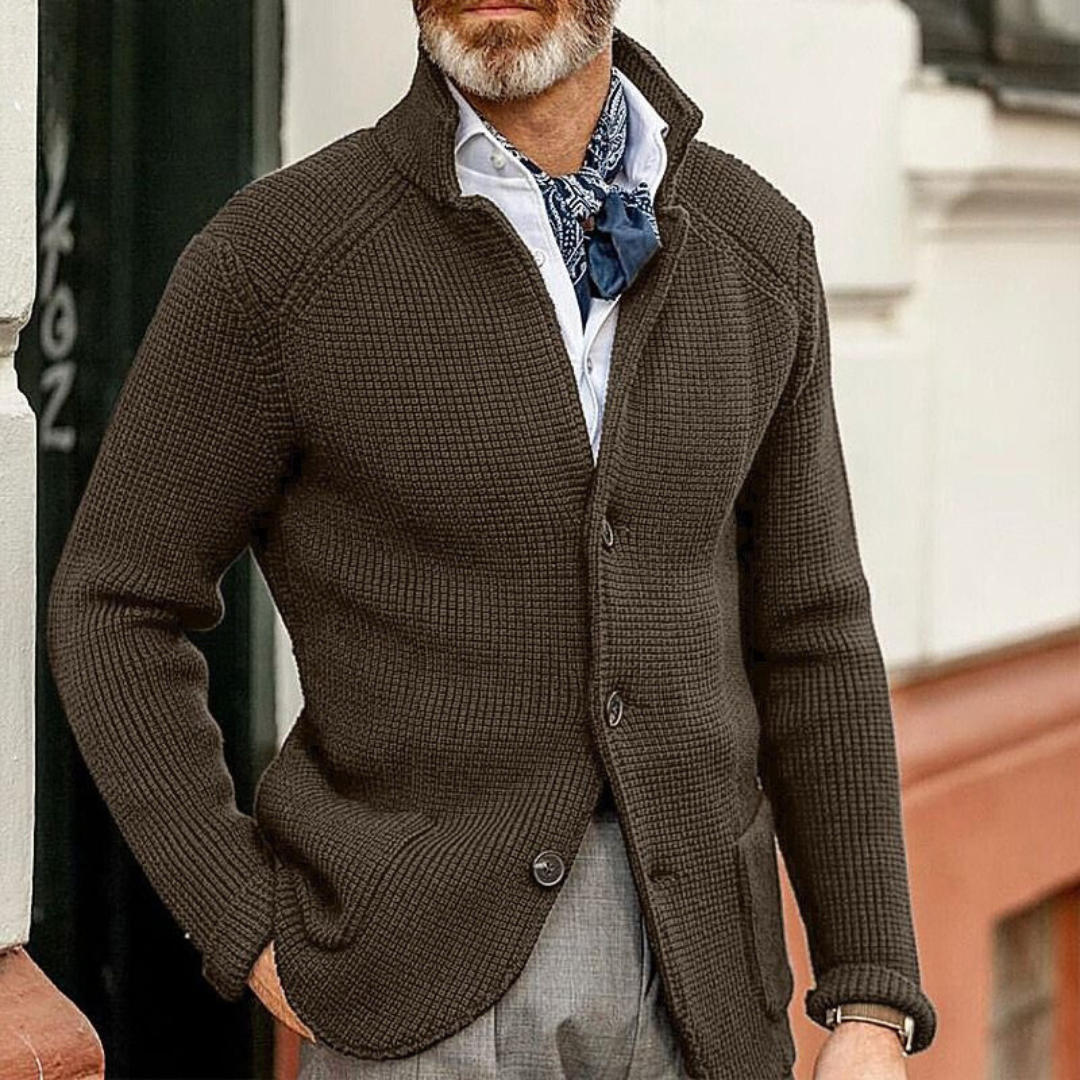 Strick-Cardigan mit Knopfleiste & lockerer Passform | Ideal für Herbst & Winter