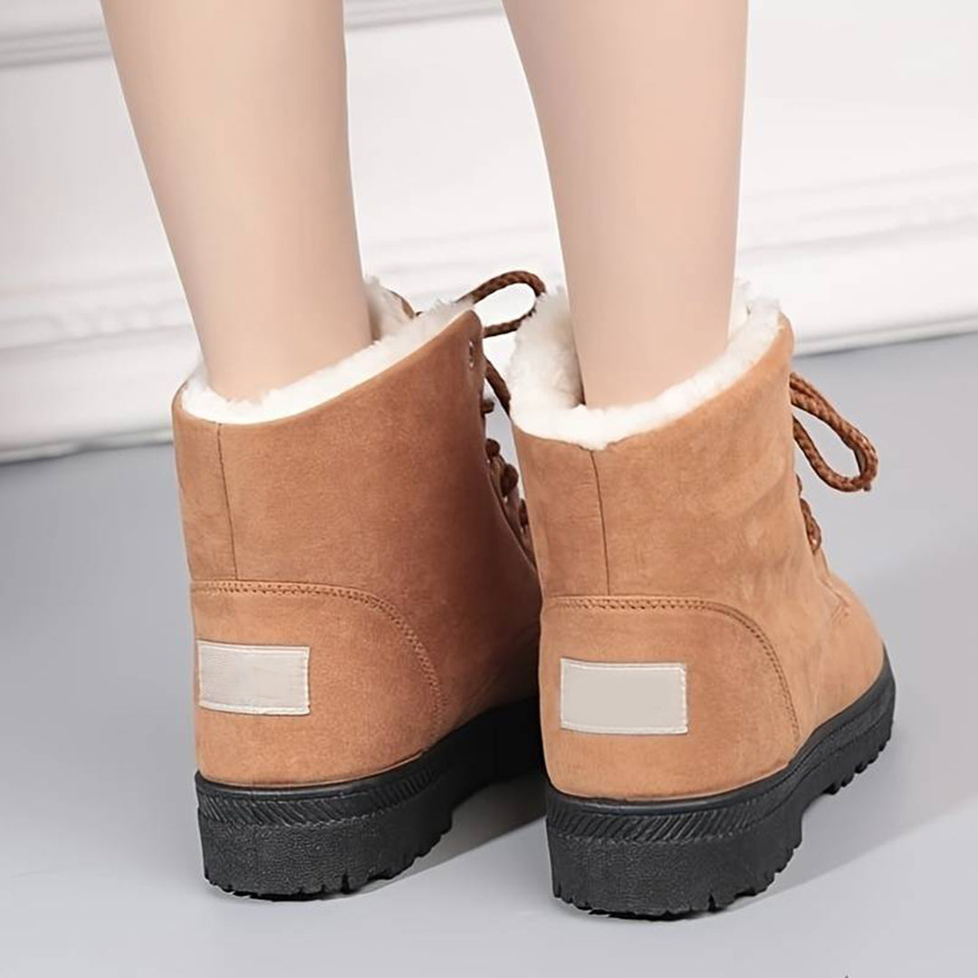 Winterstiefeletten mit Warmfutter & Schnürung | Ideal für den Winter