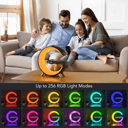 Intelligenter LED-Wecker mit kabelloser Ladestation