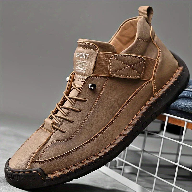 Damen Orthopädische Sneaker Mit Breiter Zehenbox Und Elastikeinsätzen