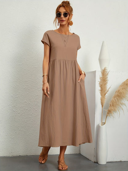 Midi-Kleid mit eleganter Passform & weichem Stoff | Ideal für Frühling & Sommer