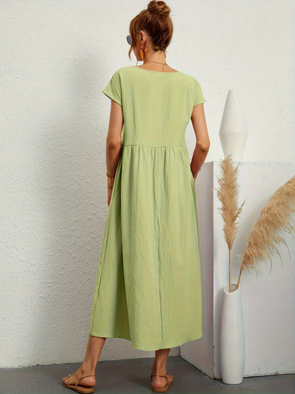 Midi-Kleid mit eleganter Passform & weichem Stoff | Ideal für Frühling & Sommer