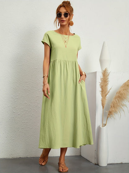 Midi-Kleid mit eleganter Passform & weichem Stoff | Ideal für Frühling & Sommer