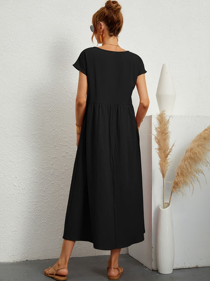 Midi-Kleid mit eleganter Passform & weichem Stoff | Ideal für Frühling & Sommer